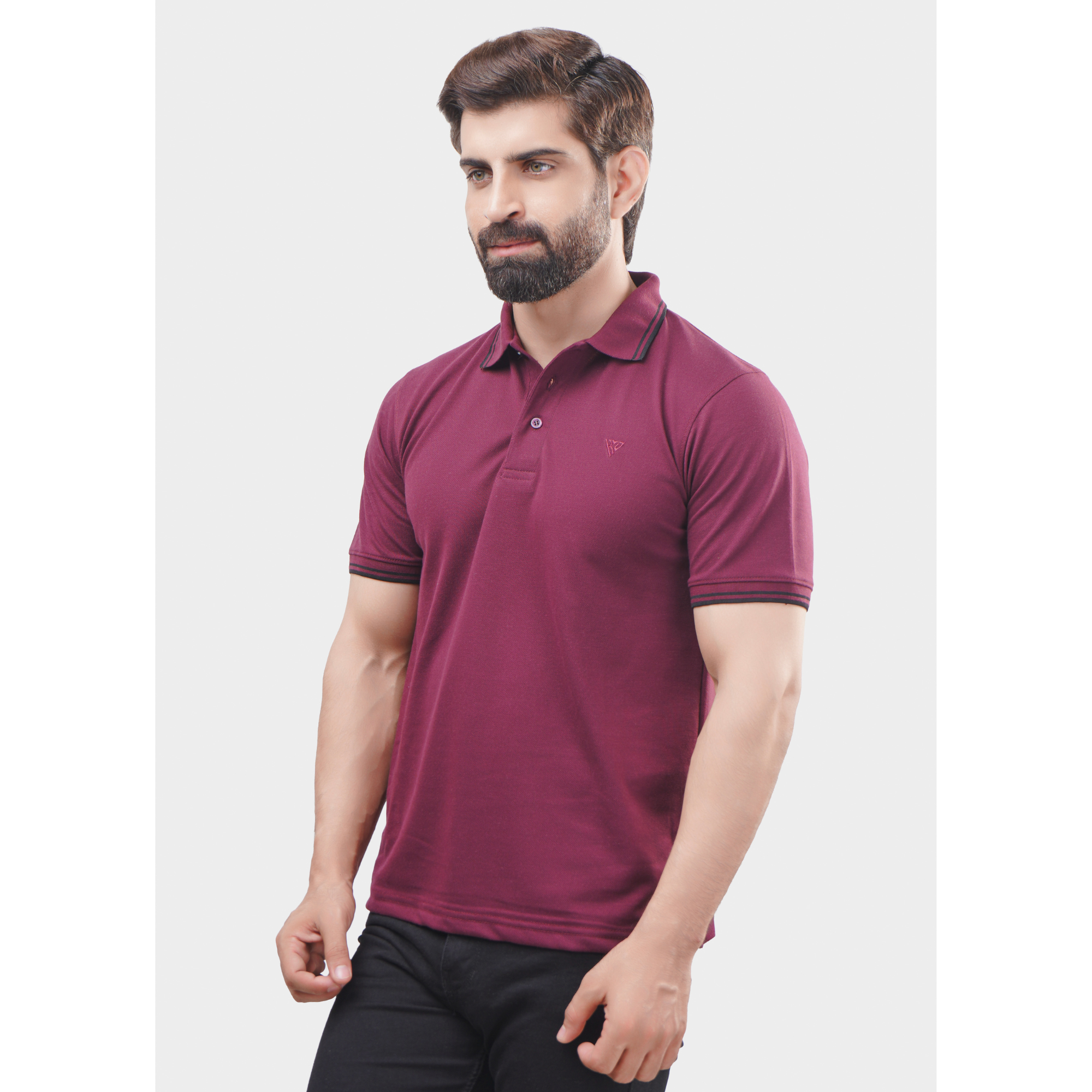 Men's Pique Half Sleeve Polo