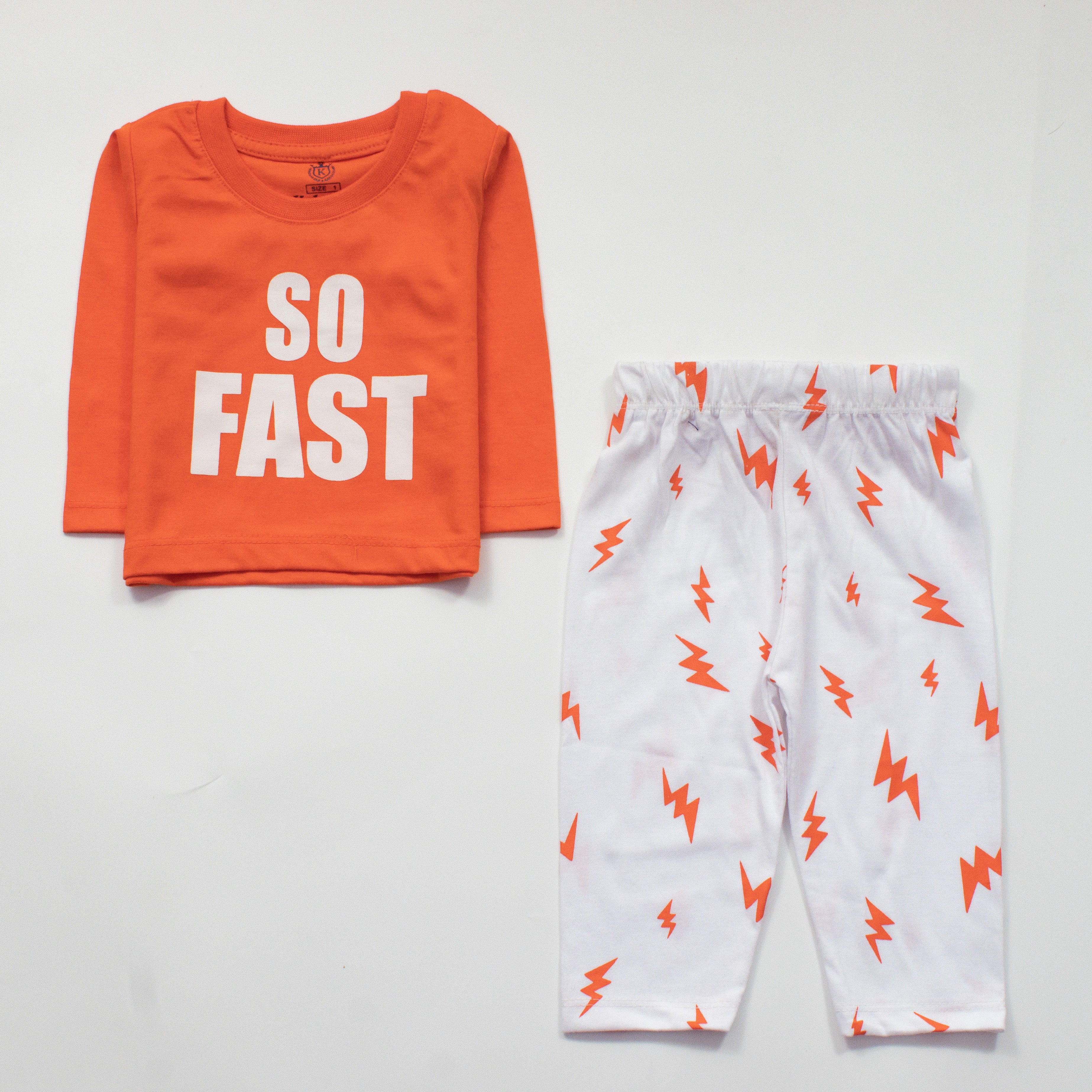 Infant Baba Printed Full Sleeve Suit (So-Fast)