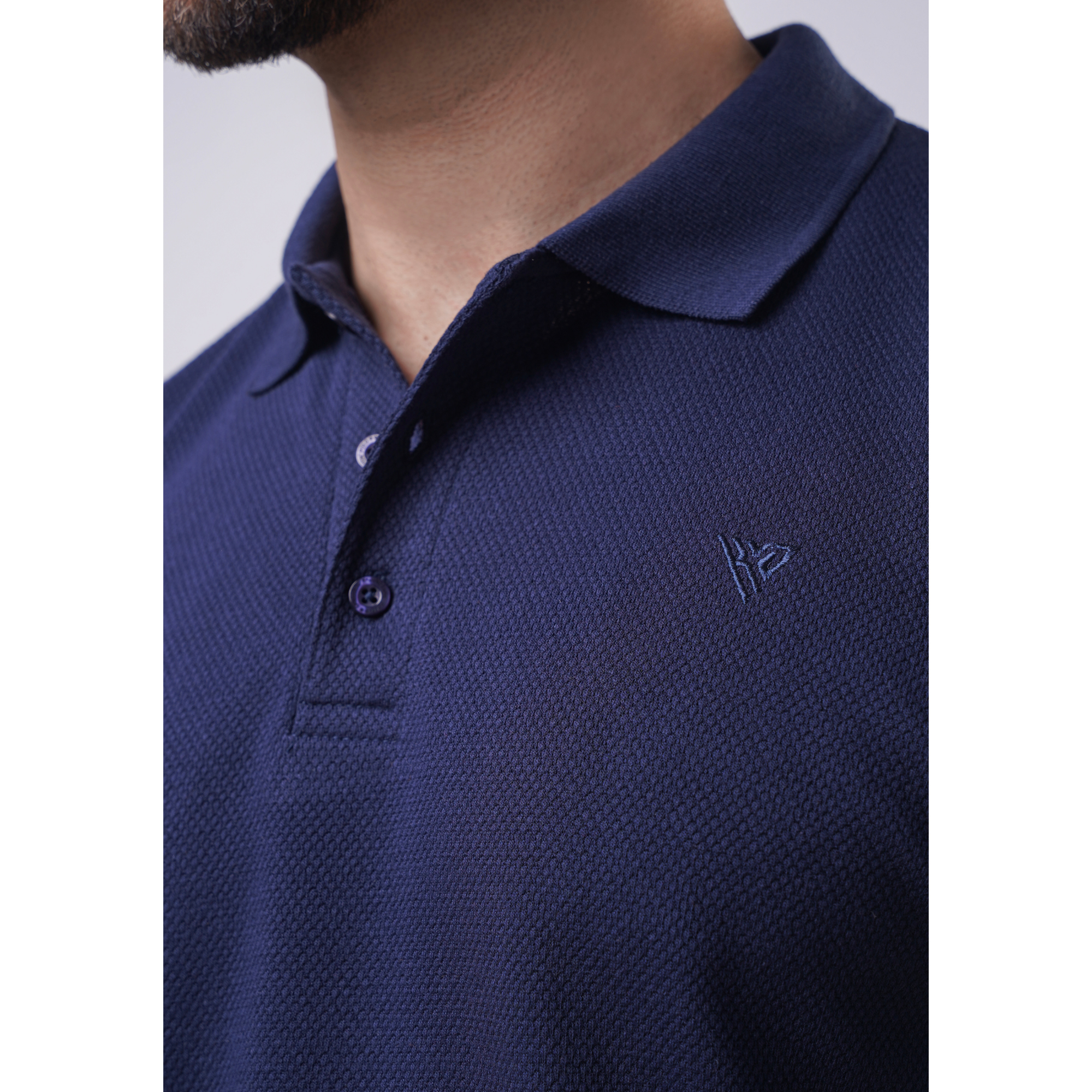 Men's Popcorn Half Sleeve Polo