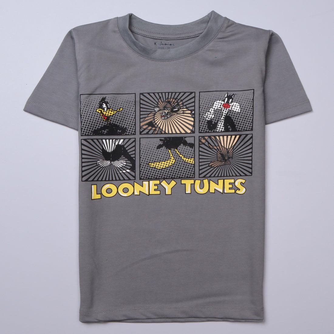 Infant Boys Half Sleeves-Printed T-Shirt (Looney)