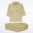 Boys Night Suit Full Sleeves Color Light-Green Code-SY