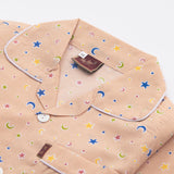 Boys Night Suit Full Sleeves Color Beige Code-SY
