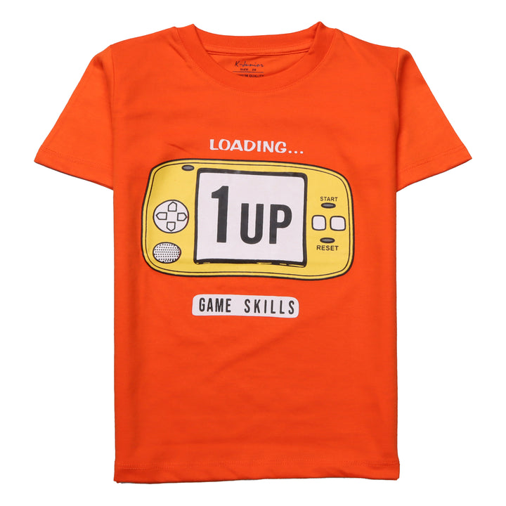 Infant Boys Half Sleeves-Printed T-Shirt (1-Up)