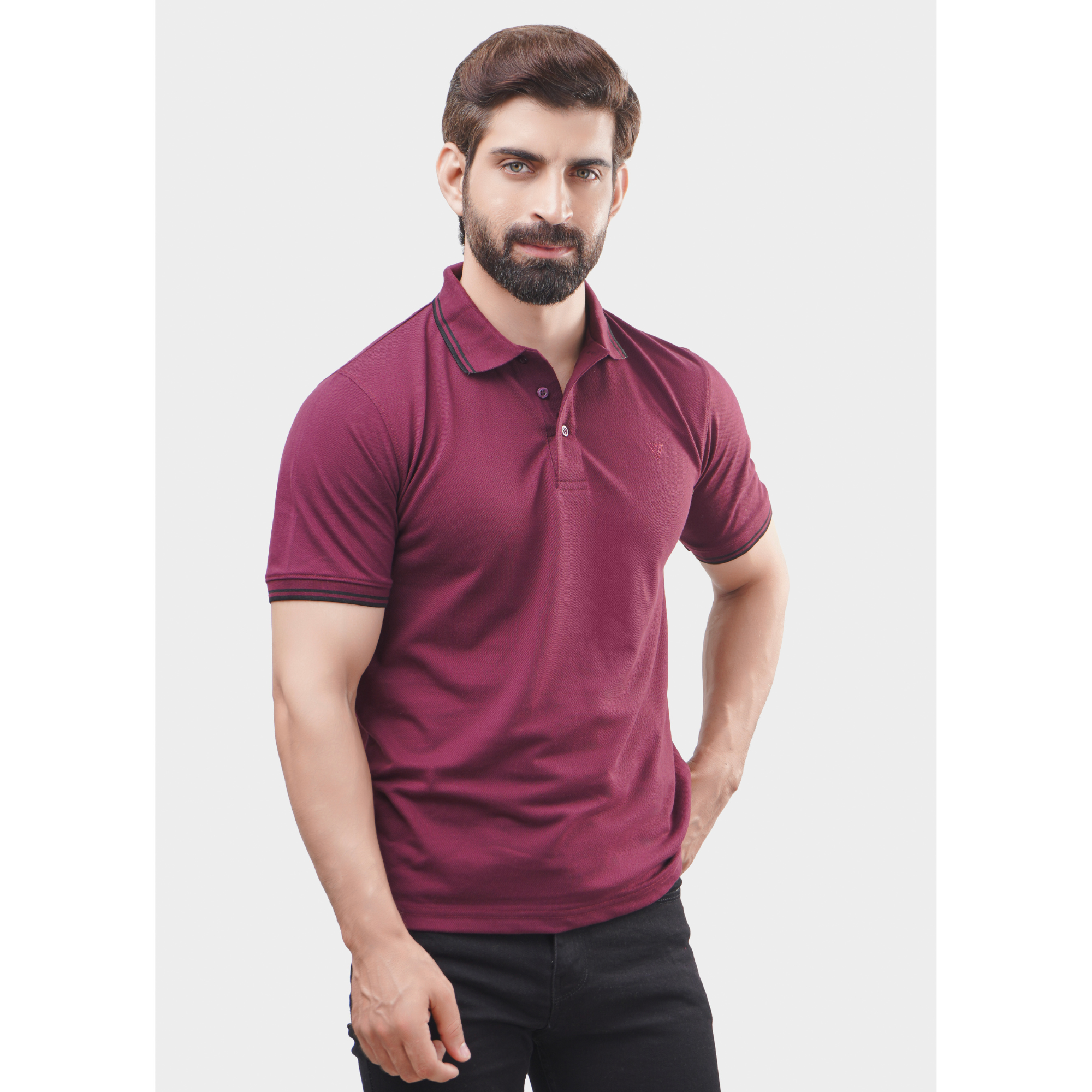 Men's Pique Half Sleeve Polo