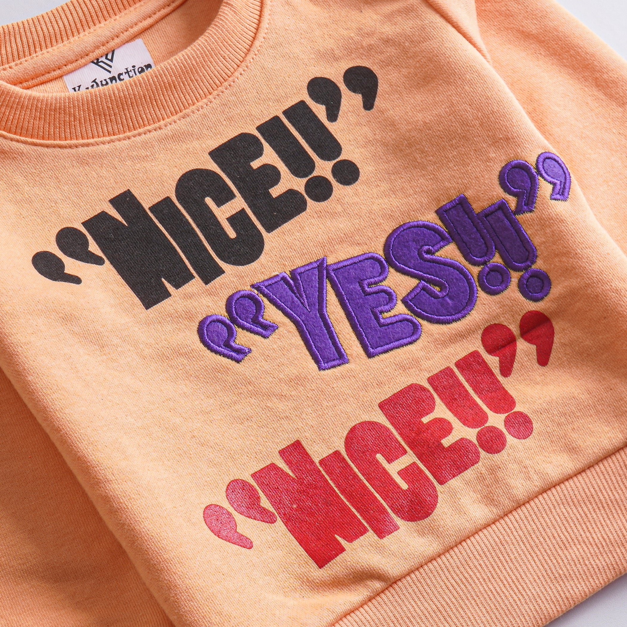 Girls Printed Full Sleeve Sweat T-Shirt (7222)