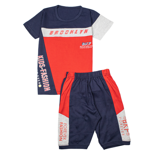 Boys Half Sleeves 2 Piece Suit (Brooklyn)