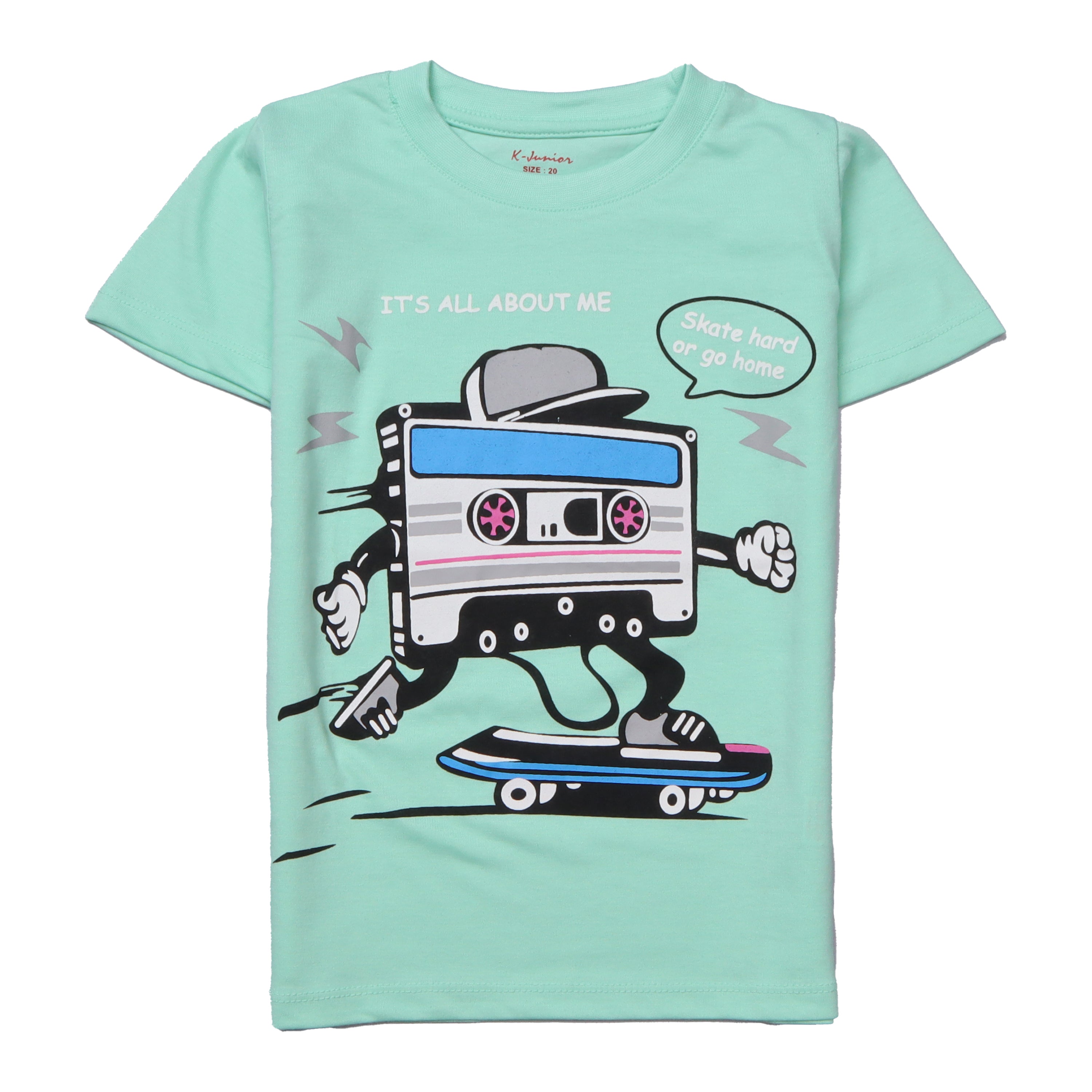 Infant Boys Half Sleeves-Printed T-Shirt (All)