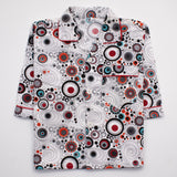 Girls Night Suit Full Sleeves Color White-Red Code-SY