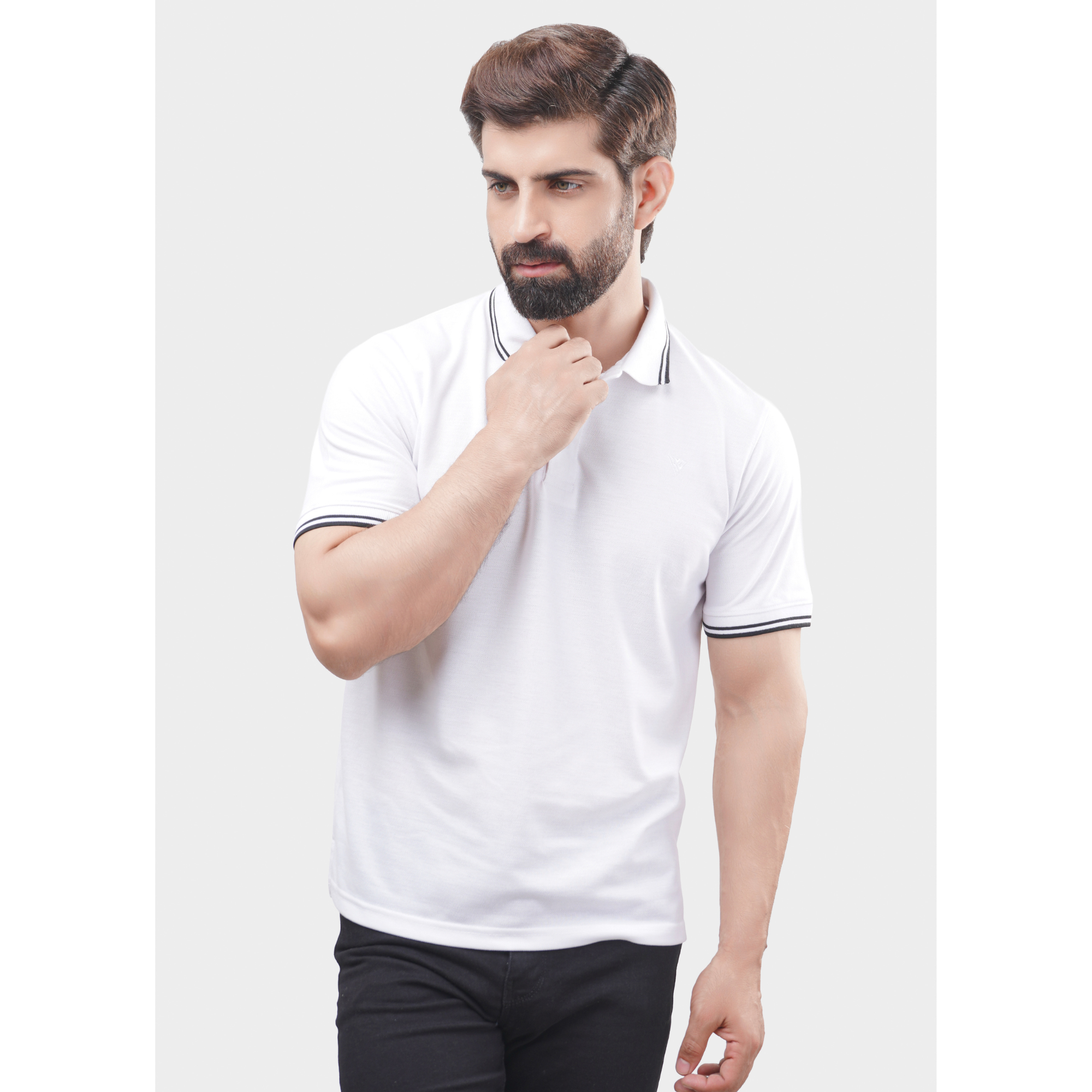 Men's Pique Half Sleeve Polo