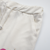 Girls Cotton Short Color White ( Life Is Shoot )