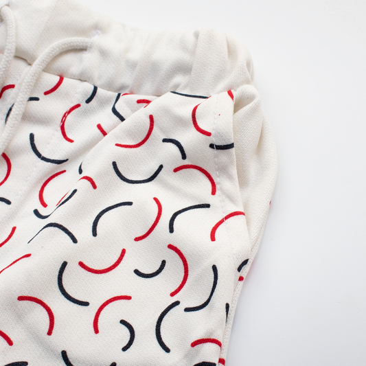 Girls Short Color White