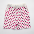 Girls Cotton Short Color White ( Love )