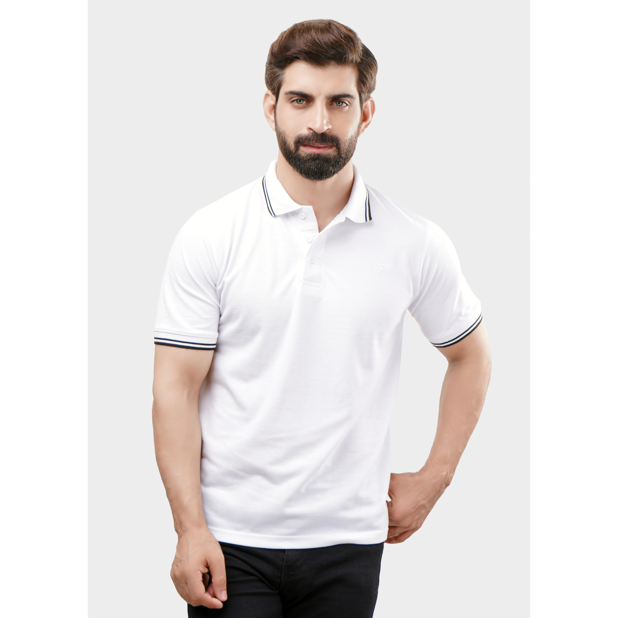 Men's Pique Half Sleeve Polo