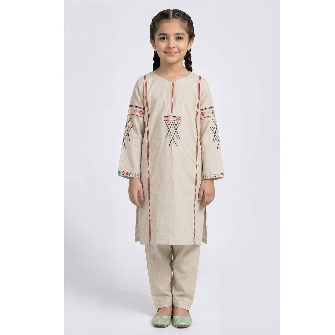 Girls Ethnic 2 Pcs Set