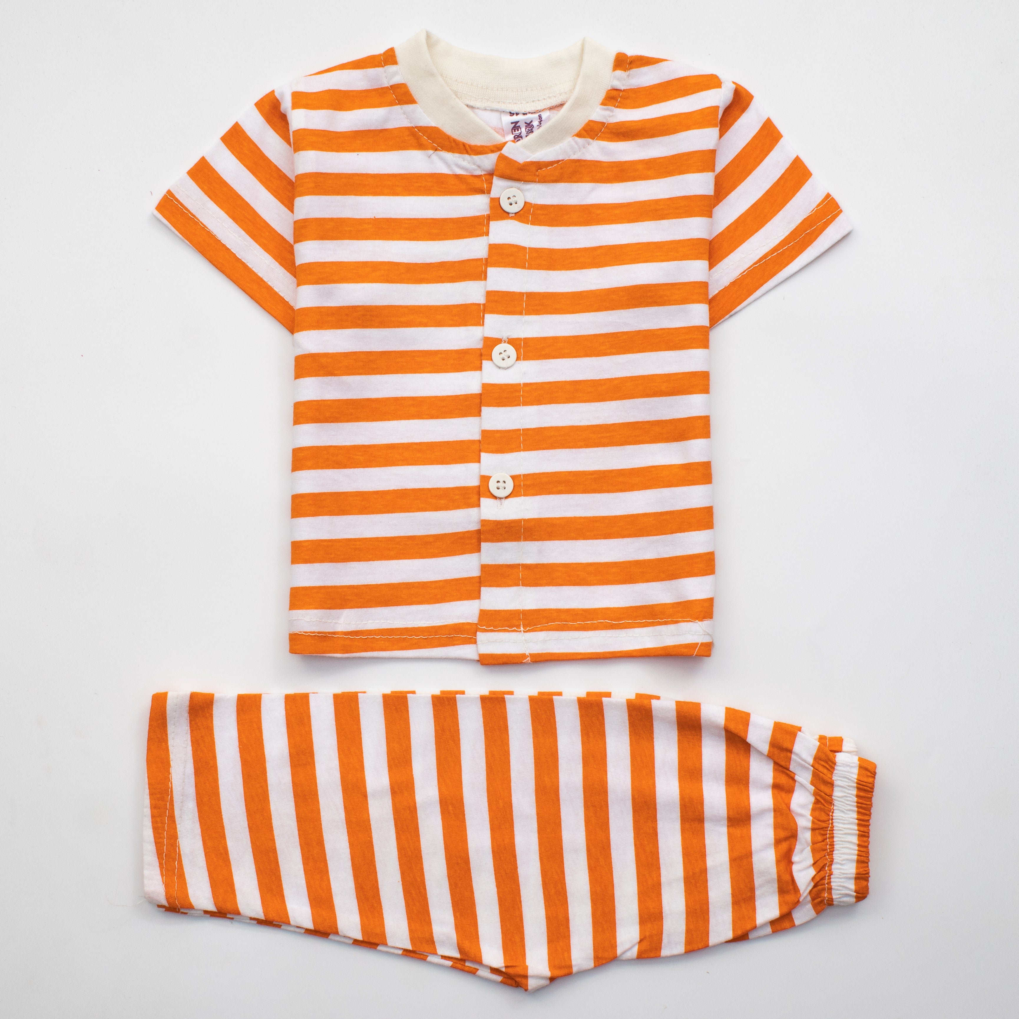 Infant Baba Night Suit Color Orange