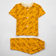 Infant Baba Night Suit Color Mustard