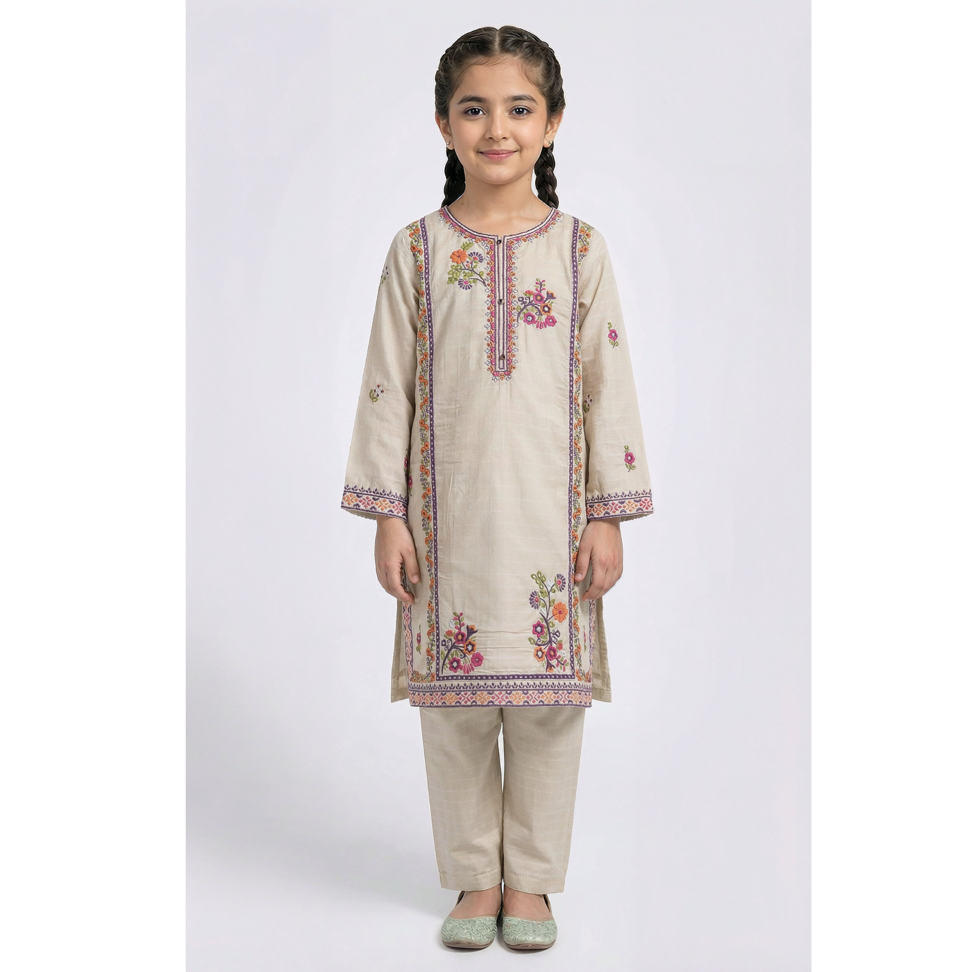 Girls Ethnic 2 Pcs Set