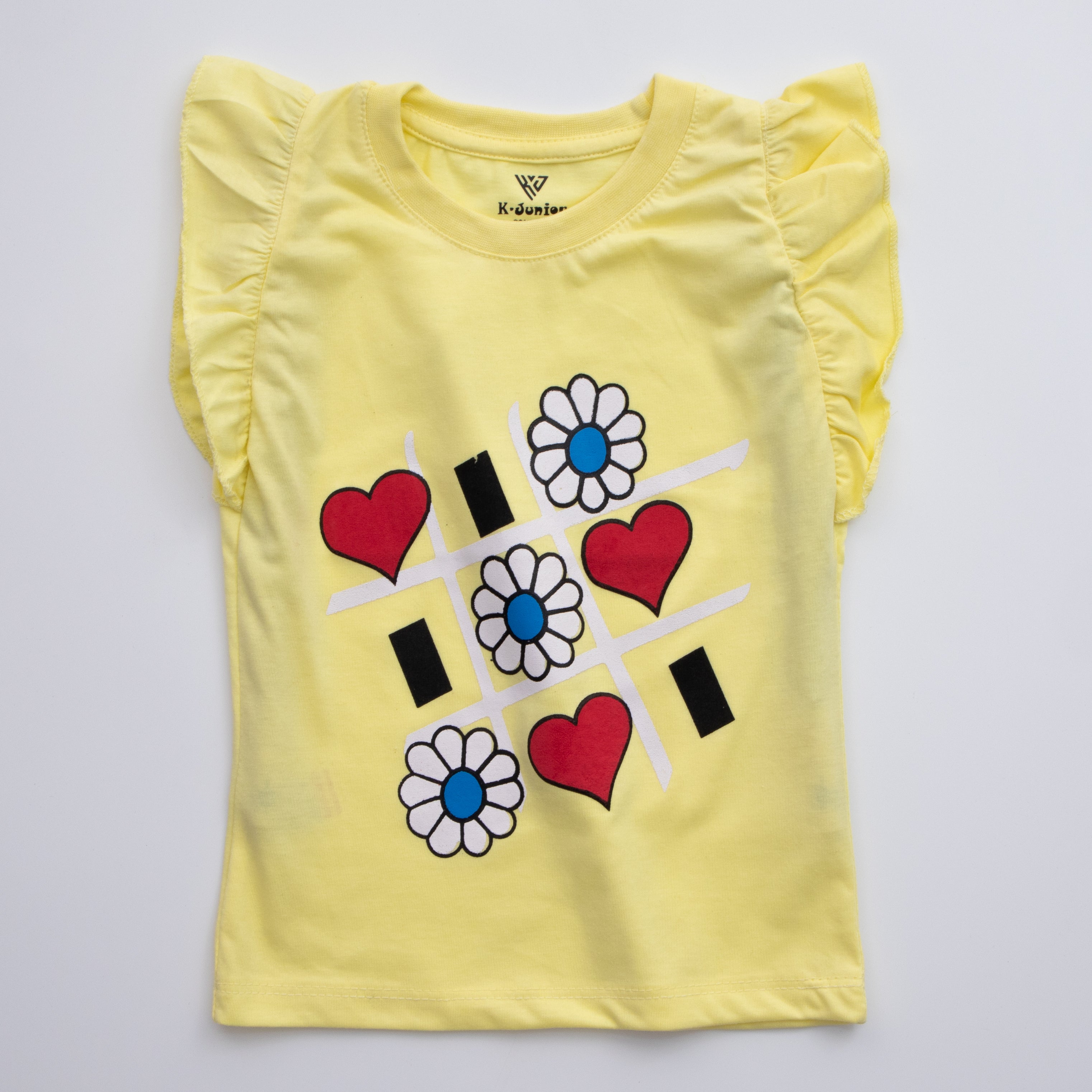 Girls H/S t shirt code - (flower)