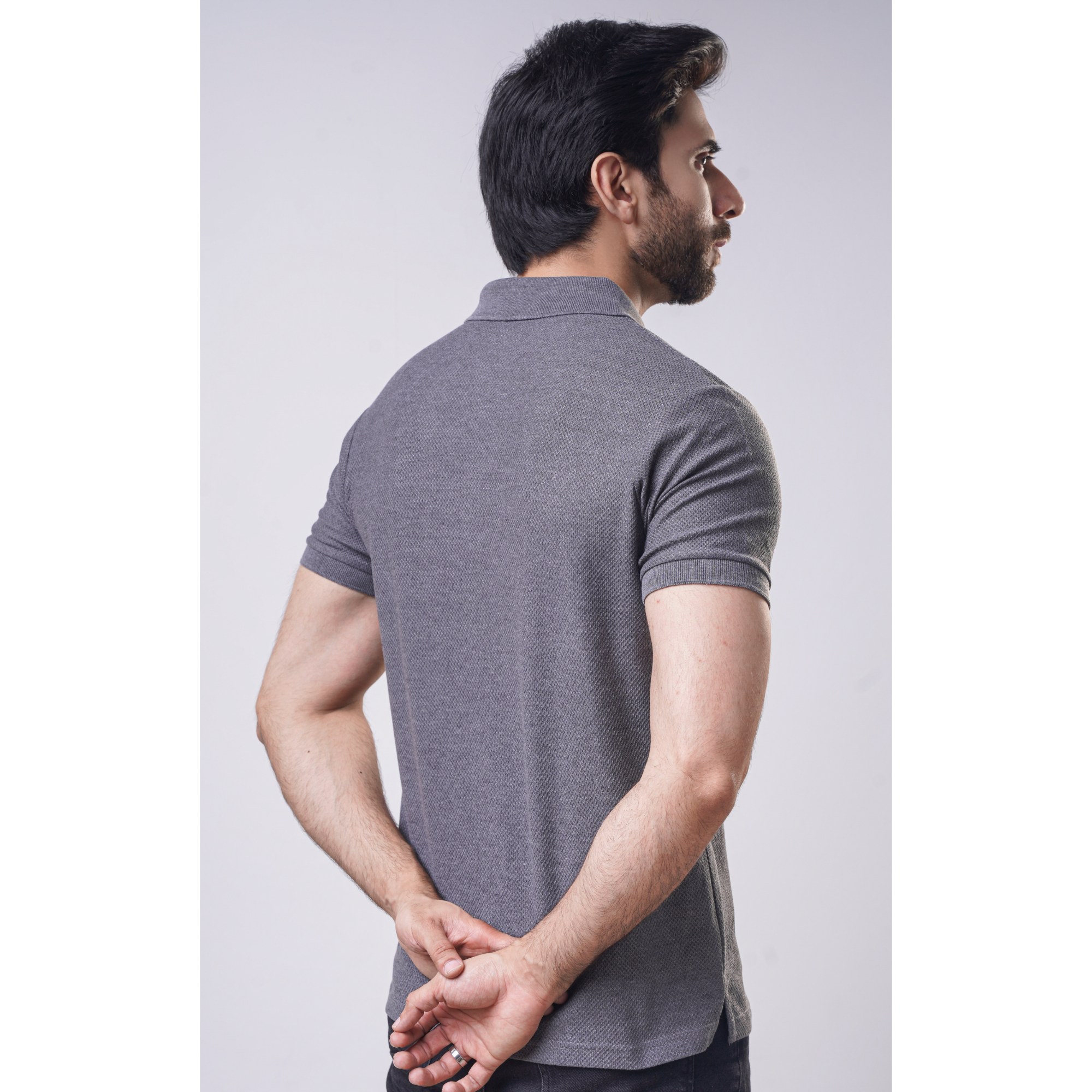 Men's Popcorn Half Sleeve Polo