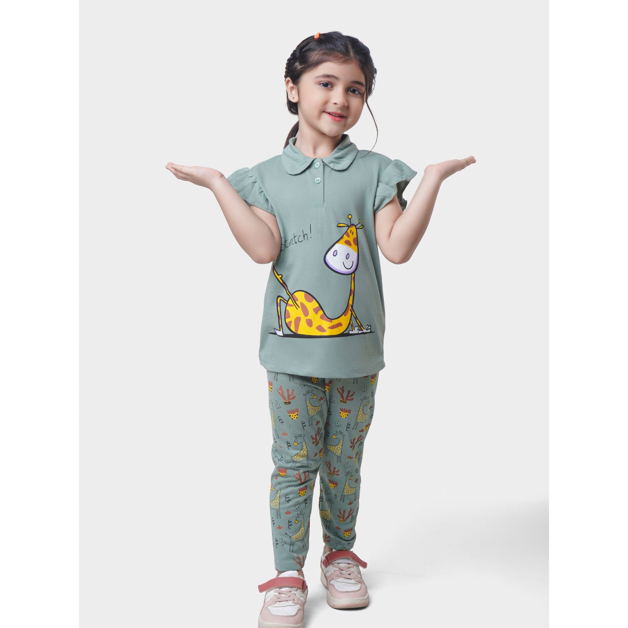 Girls 2 piece set (Stretch)
