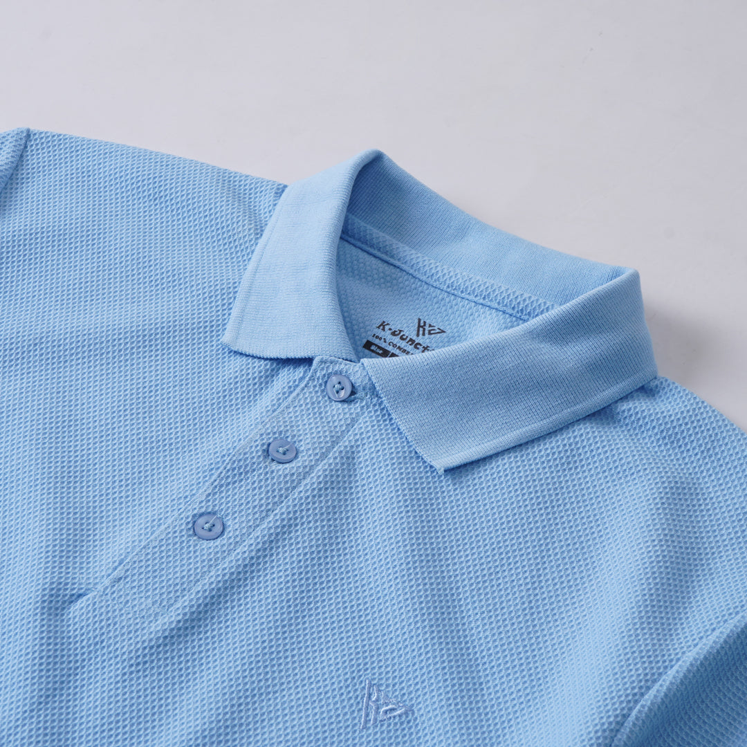 Men's Popcorn Half Sleeve Polo Code-E