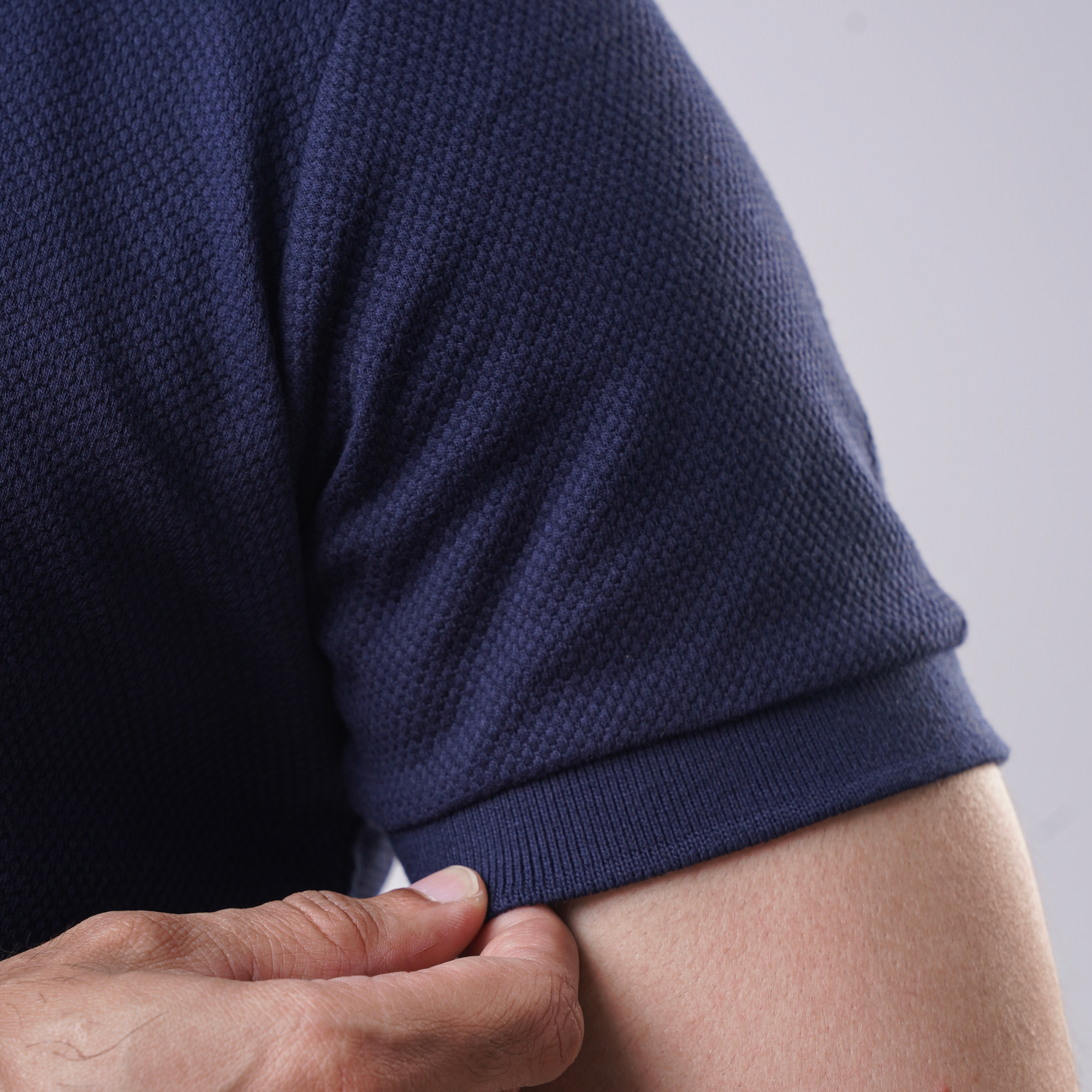 Men's Popcorn Half Sleeve Polo