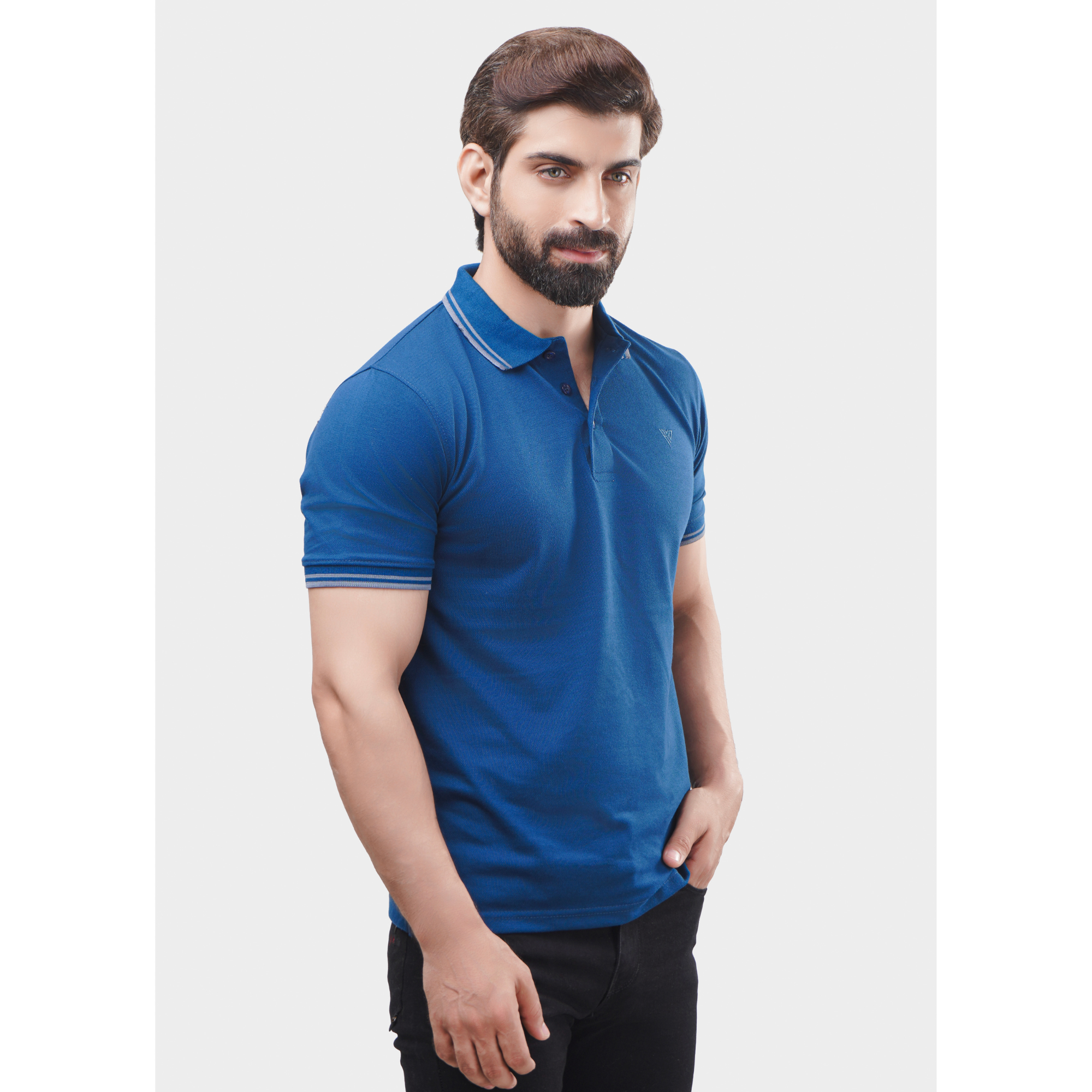Men's Pique Half Sleeve Polo