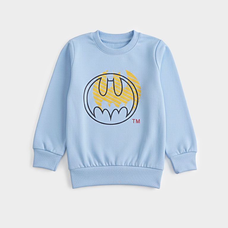 Boys Printed Full Sleeve Sweat Shirt (Batman-2)