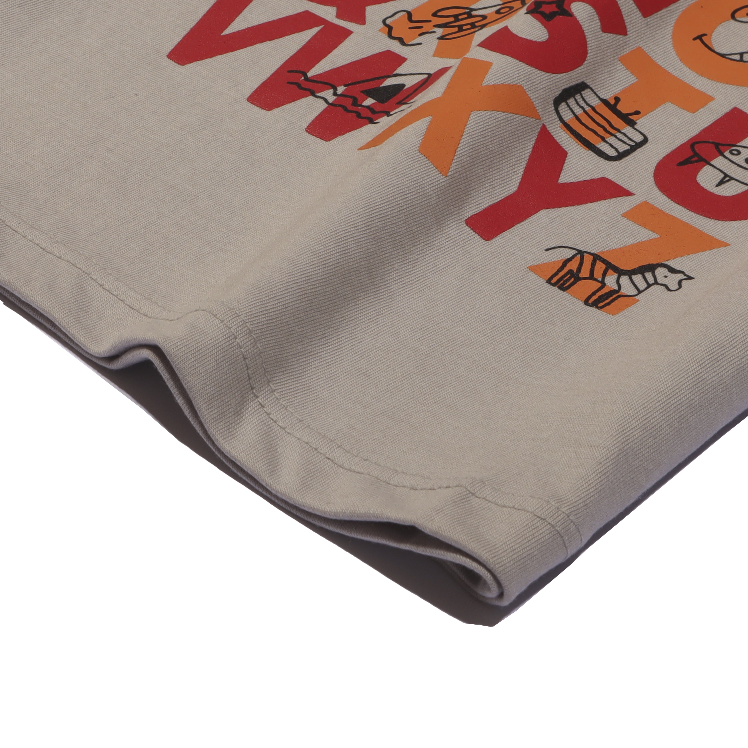 Infant Boys Half Sleeves-Printed T-Shirt (ABC)