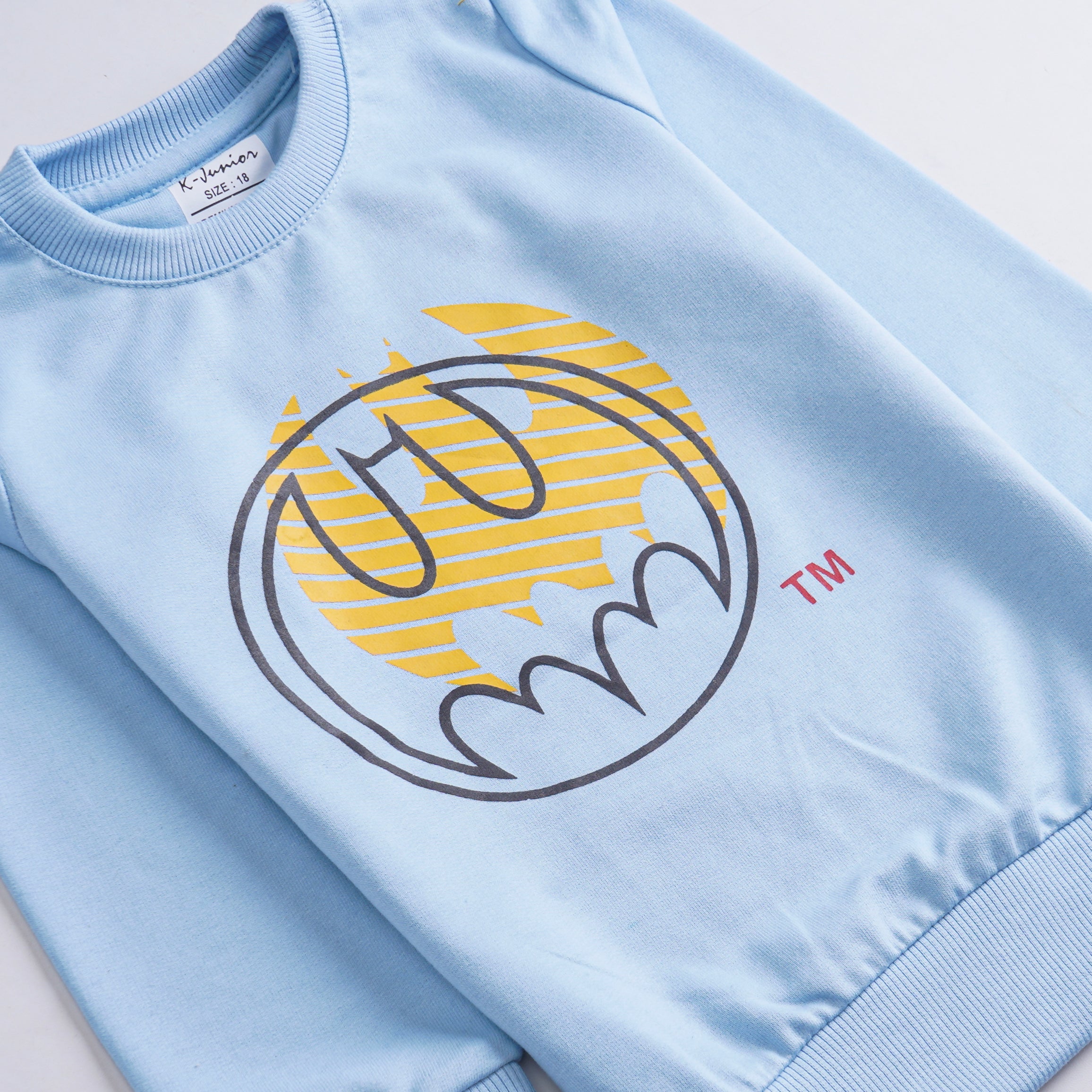 Boys Printed Full Sleeve Sweat Shirt (Batman-2)