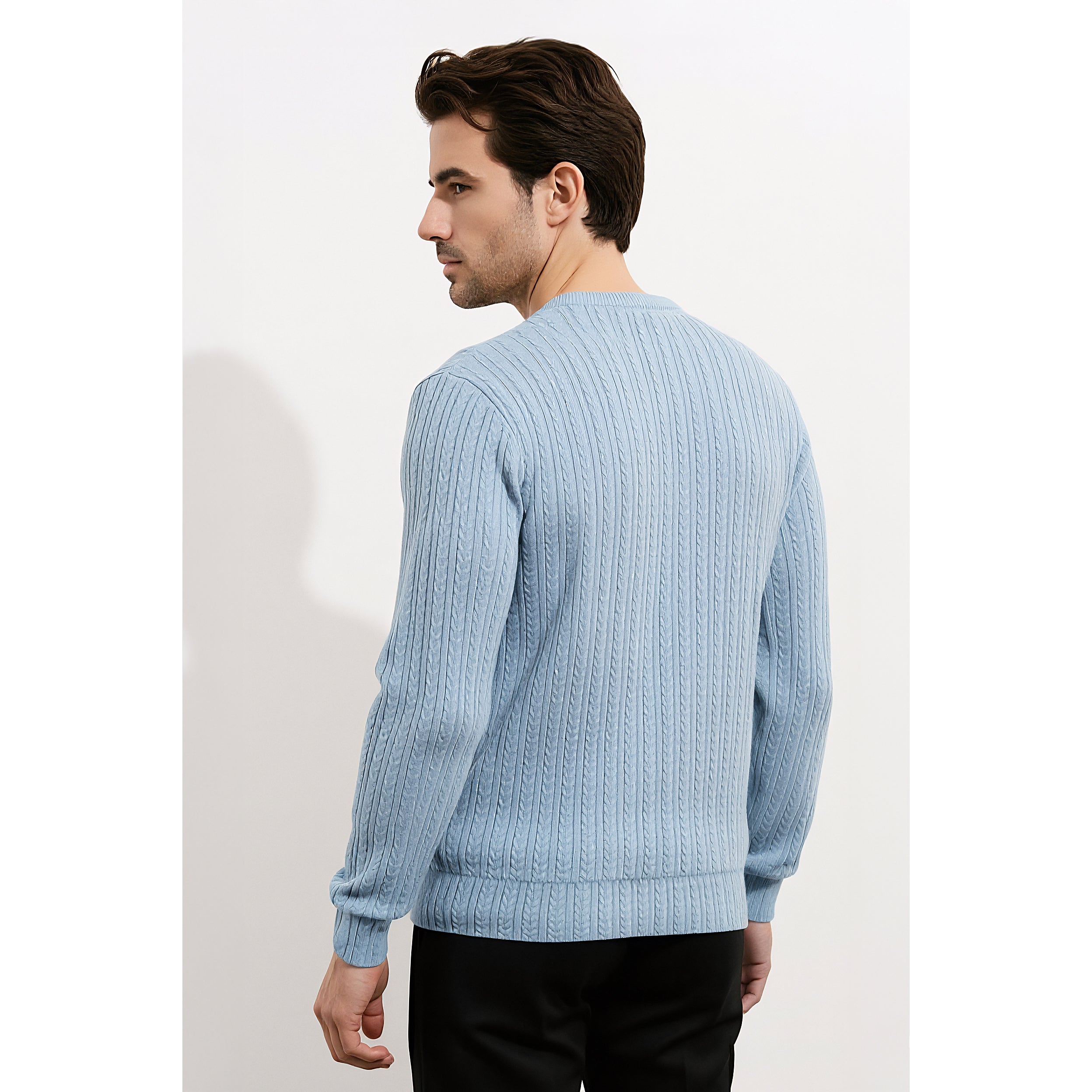 Mens Jacquard Sweatshirt