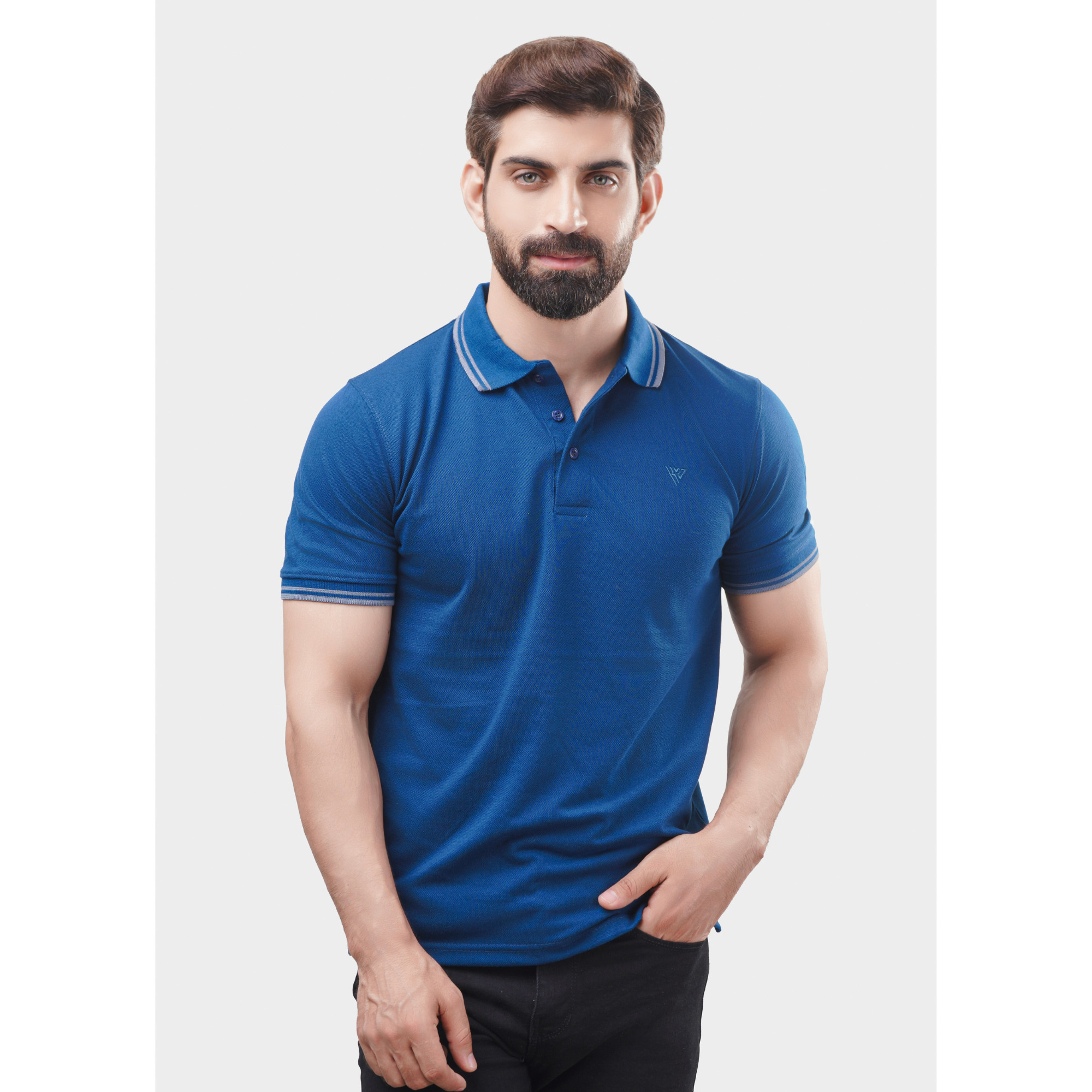 Men's Pique Half Sleeve Polo
