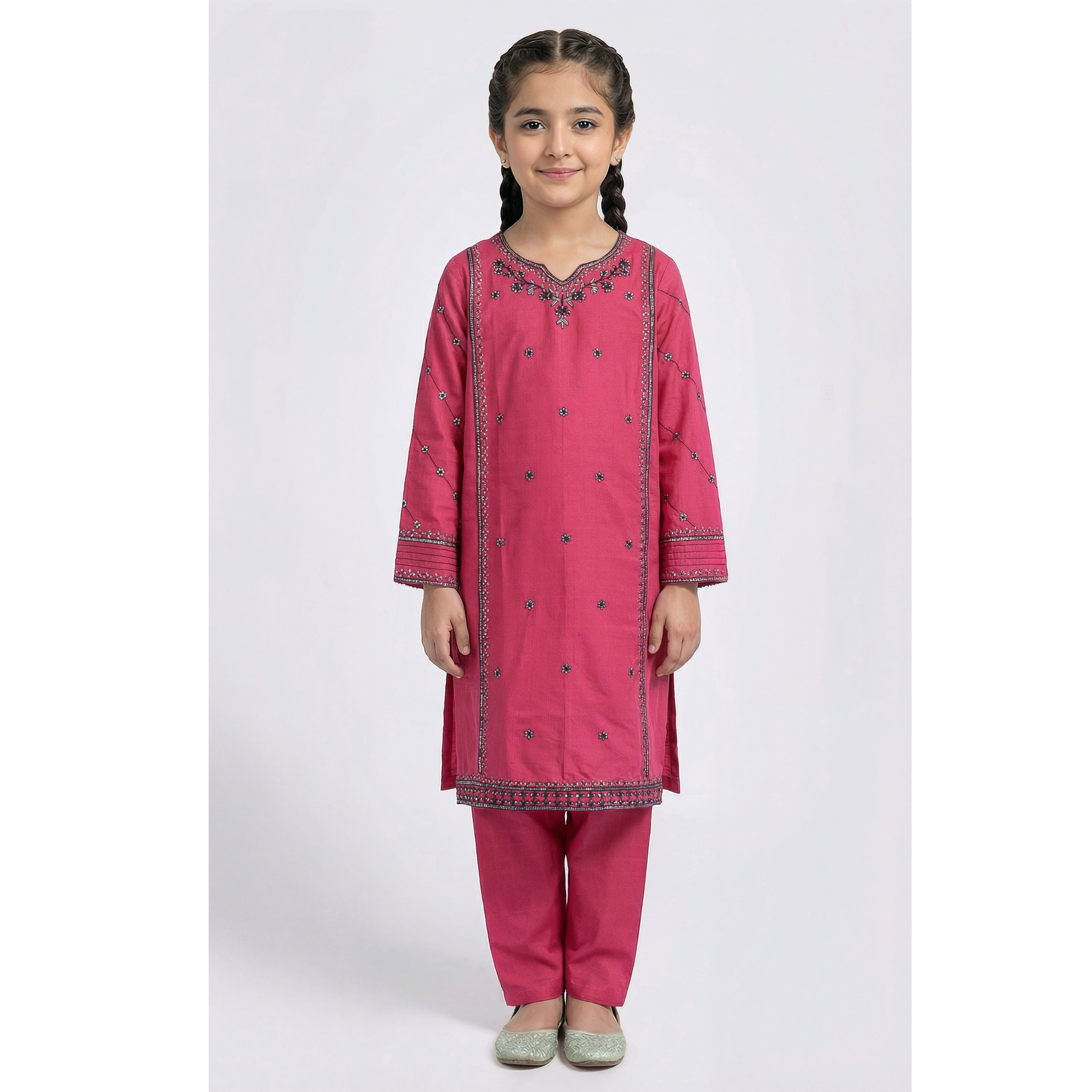 Girls Ethnic 2 Pcs Set