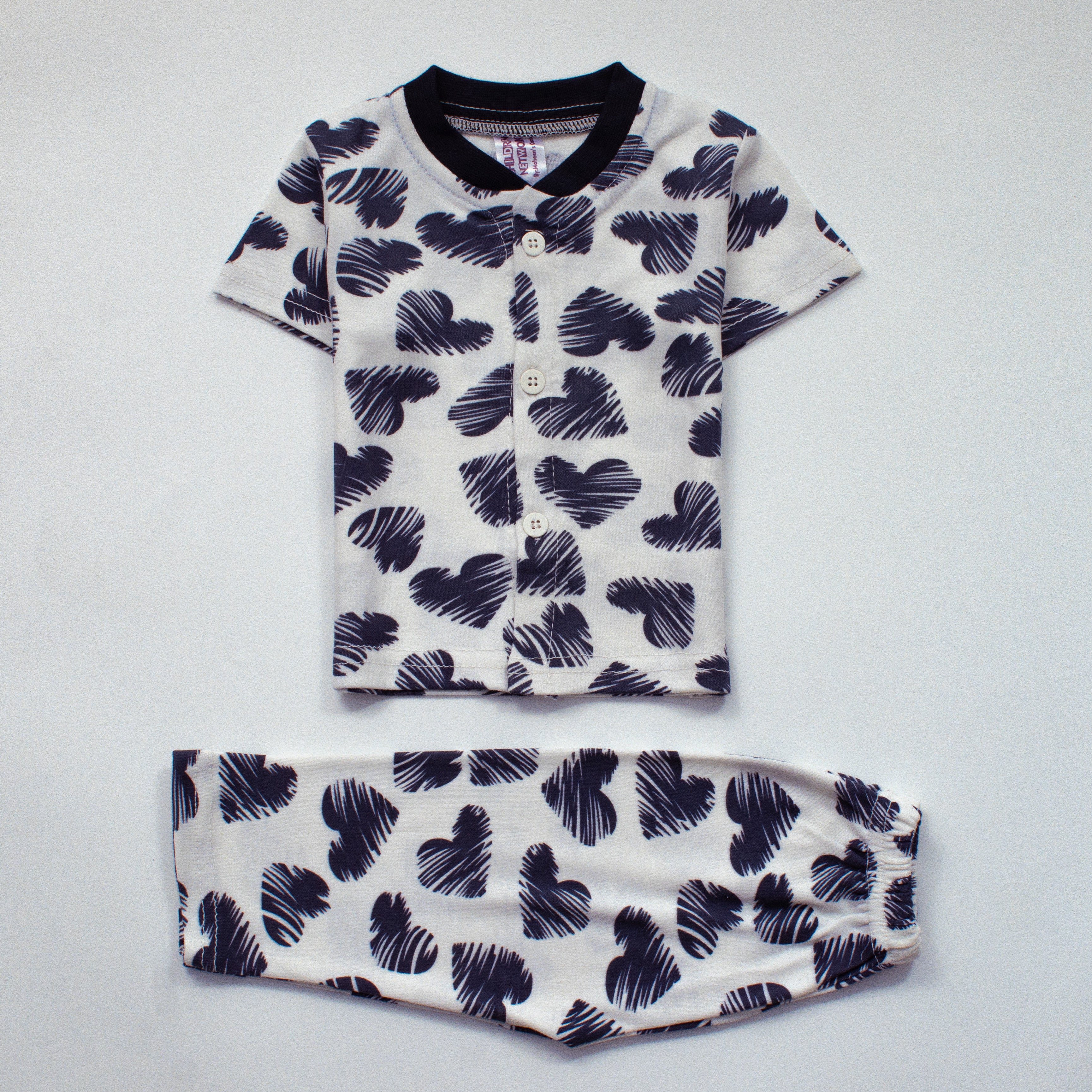 Infant Baby Night Suit Color White