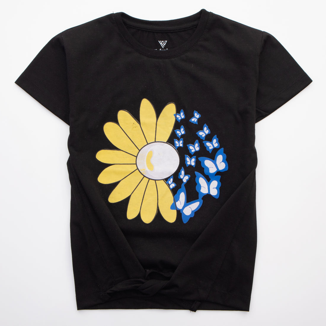 Girls H/S T Shirt Code - (Flower)