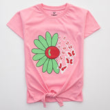 Girls H/S T Shirt Code - (Flower)