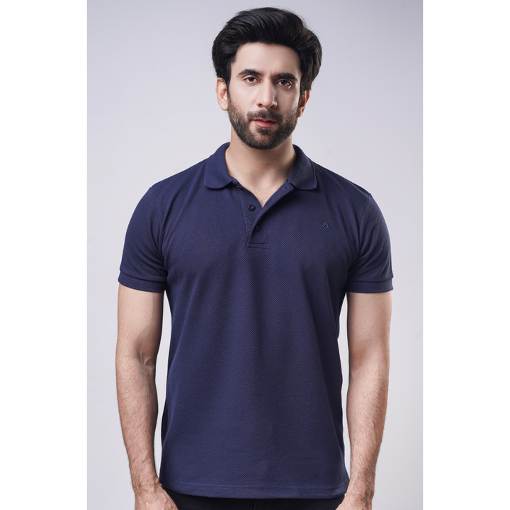 Men's Popcorn Half Sleeve Polo