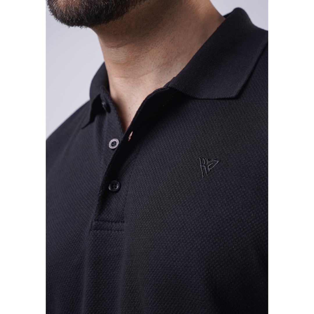 Men's Popcorn Half Sleeve Polo
