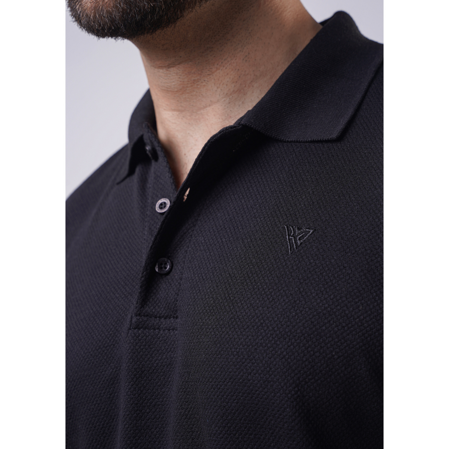 Men's Popcorn Half Sleeve Polo