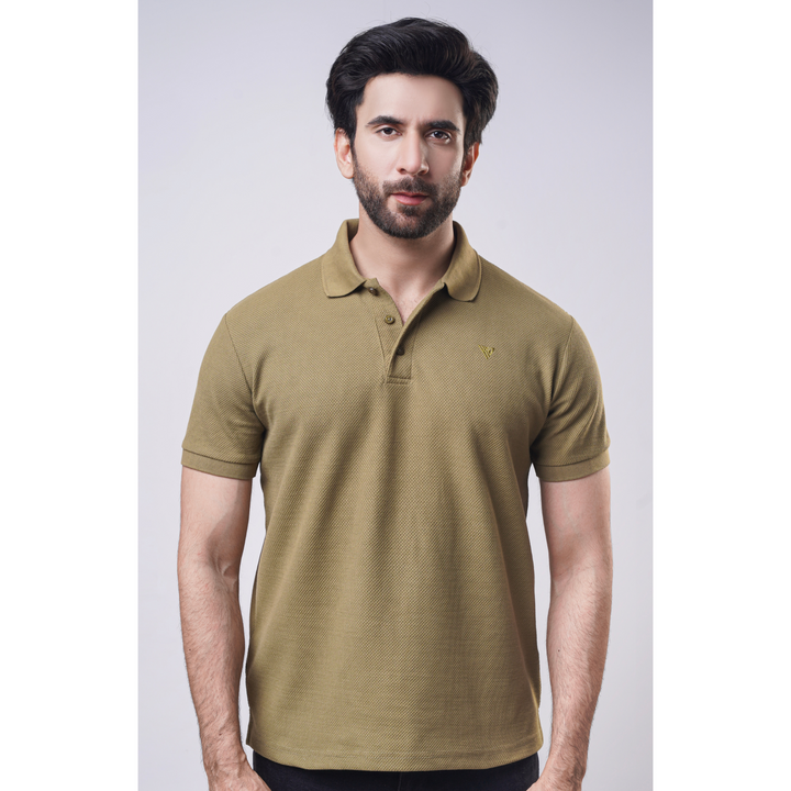 Men's Popcorn Half Sleeve Polo