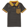 Boys Half Sleeves Polo T-Shirt - Code-(giraffe)
