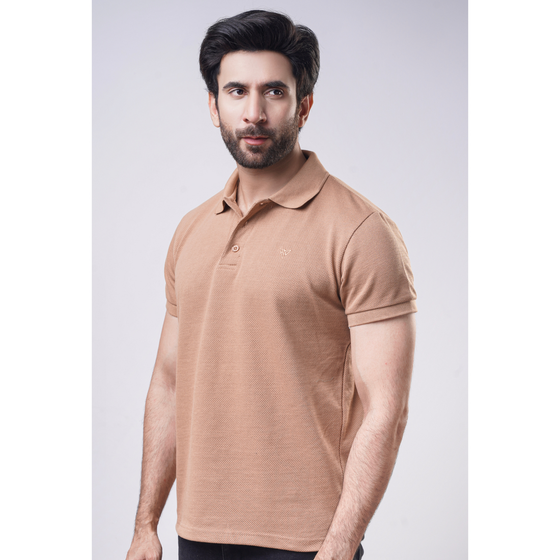 Men's Popcorn Half Sleeve Polo