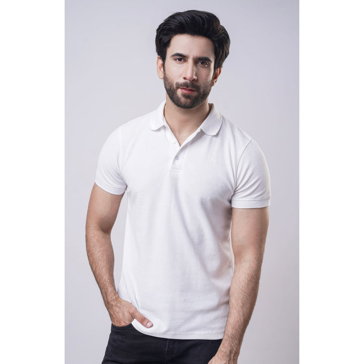 Men's Popcorn Half Sleeve Polo