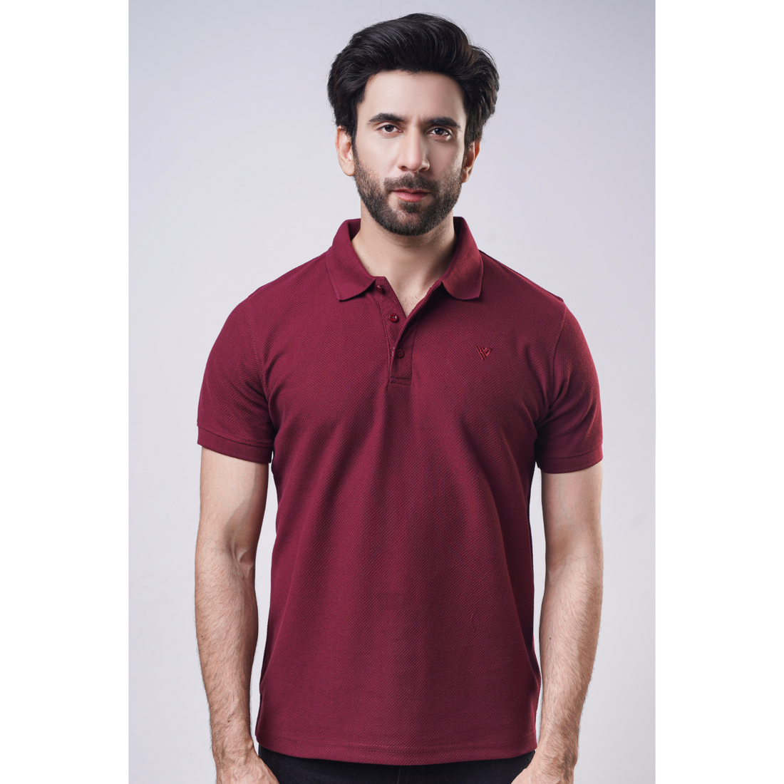 Men's Popcorn Half Sleeve Polo