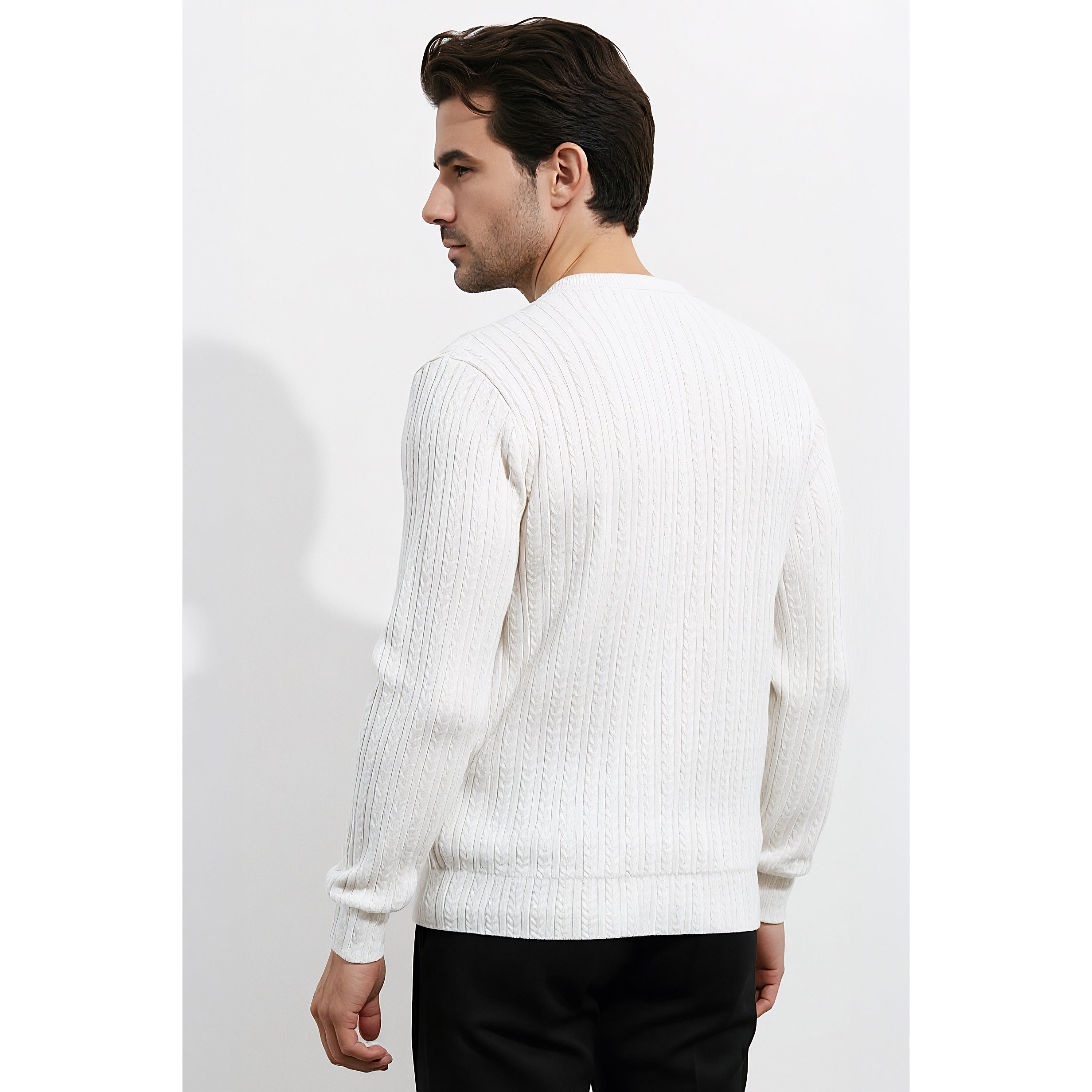 Mens Jacquard Sweatshirt