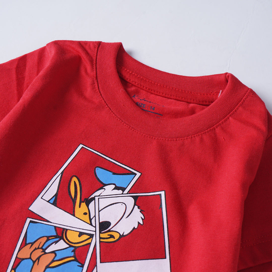 Boys Half Sleeves-Printed T-Shirt (Donald)