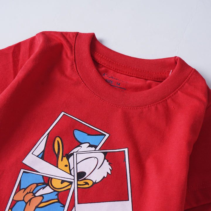 Boys Half Sleeves-Printed T-Shirt (Donald)