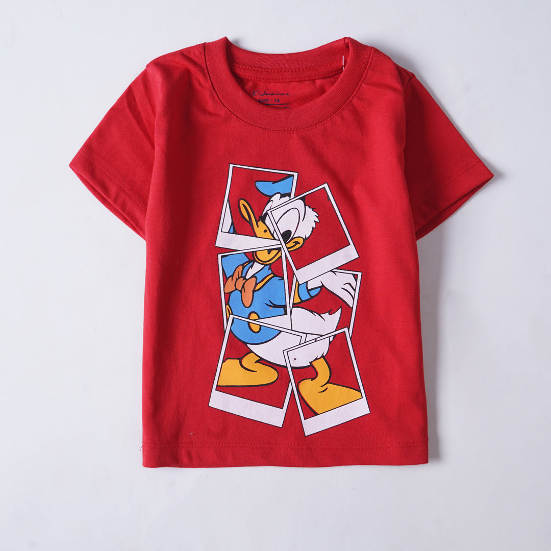 Boys Half Sleeves-Printed T-Shirt (Donald)