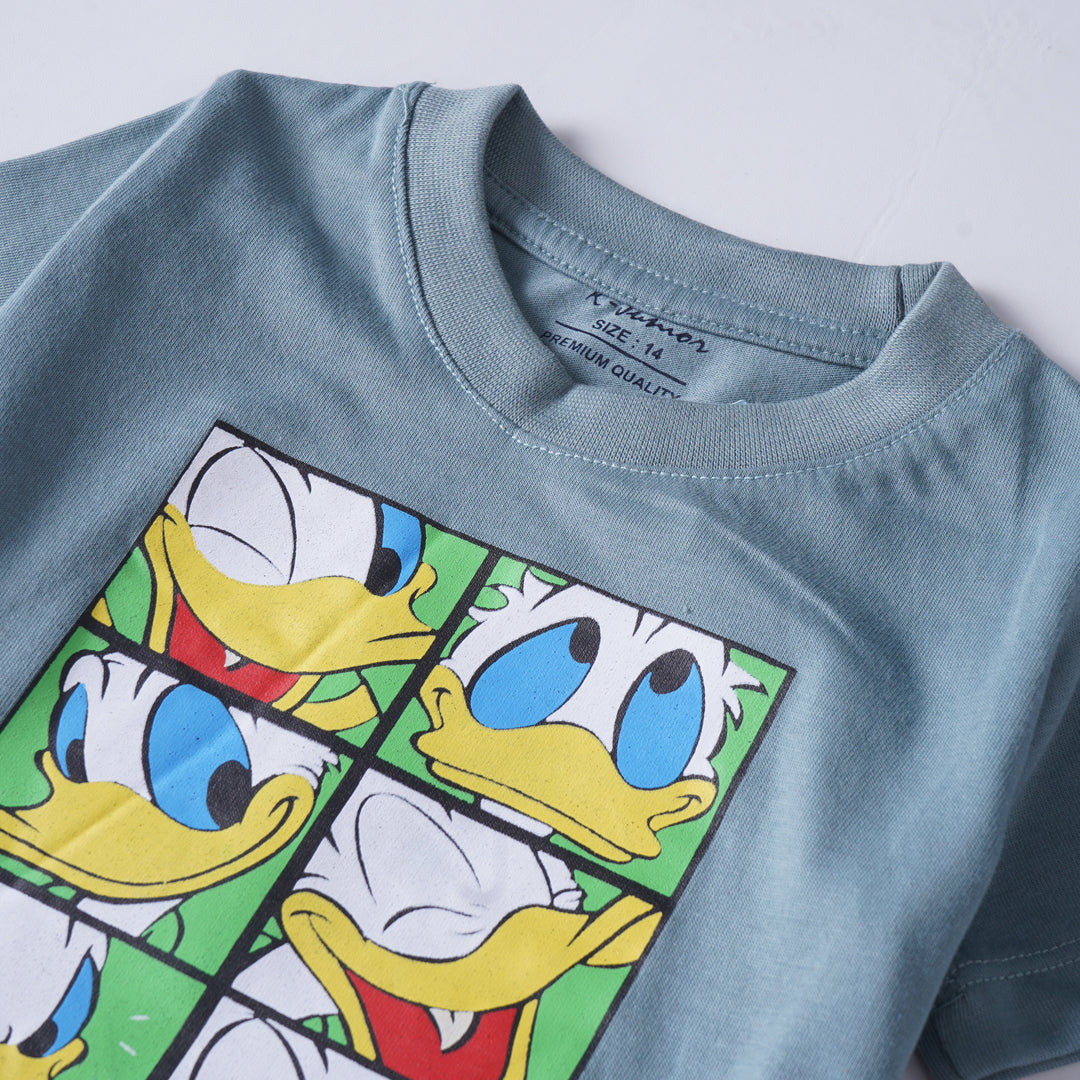 Infant Boys Half Sleeves-Printed T-Shirt (Donald)