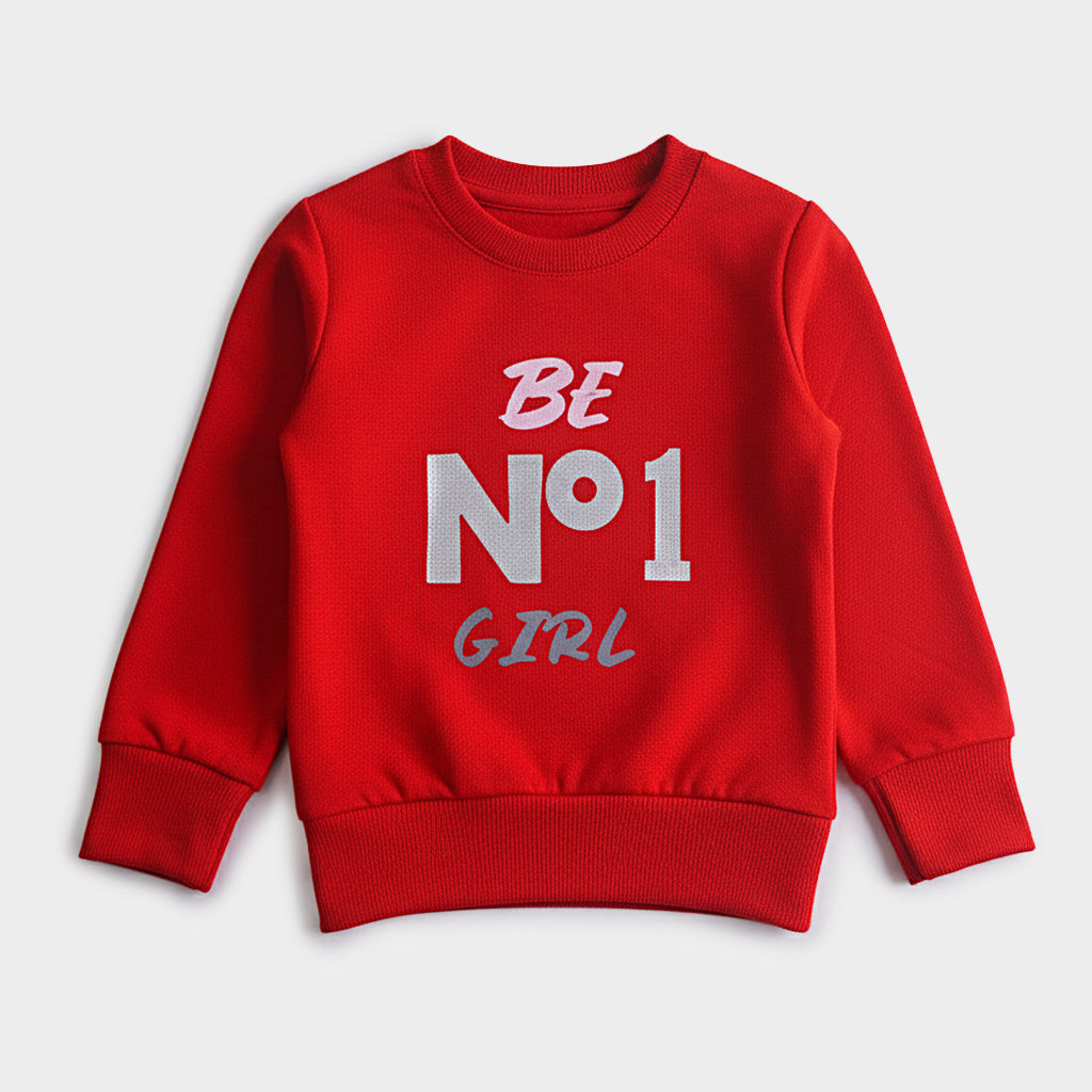 Girls Sweatshirt Code-( Be No 1 )